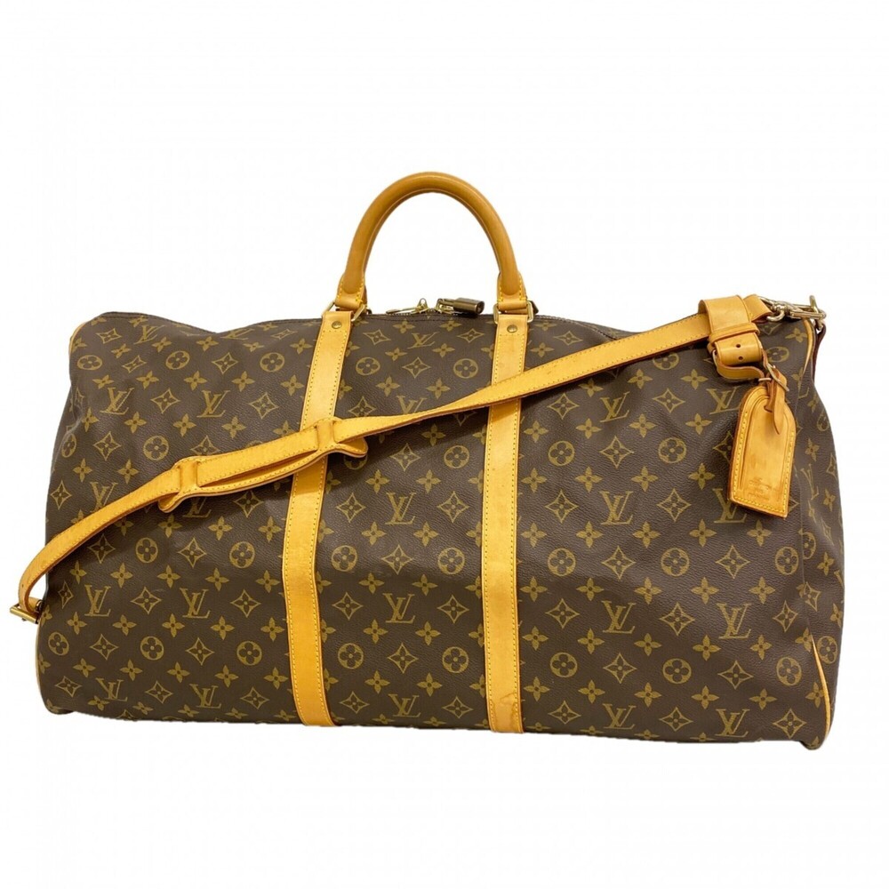 LOUIS VUITTON Authentic Brown Monogram Boston Bag